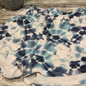Tie dye shorts